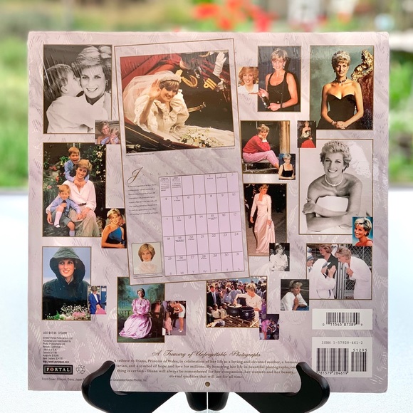 Princess Diana 1998 Commemorative Calendar - Picture 2 of 6